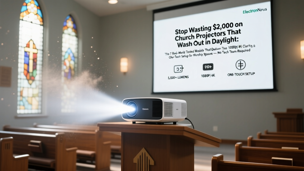 Stop Wasting $2,000 on Church Projectors That Wash Out in Daylight: The 7 Real-World Tested Models That Deliver True 5,000+ Lumens, 1080p/4K Clarity, and One-Touch Setup for Worship Spaces — No Tech Team Required