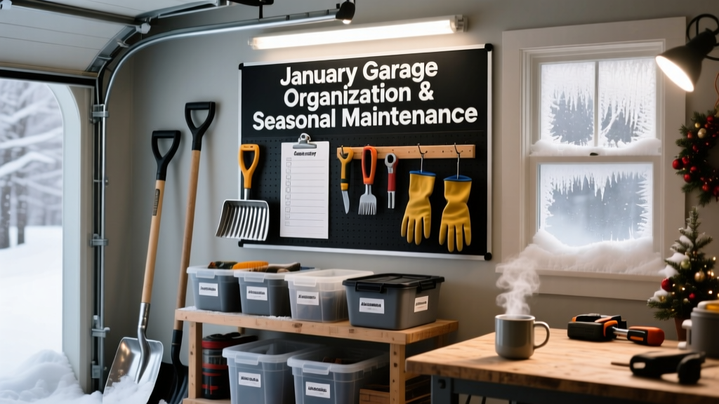 January Garage Organization: Seasonal Maintenance Checklist