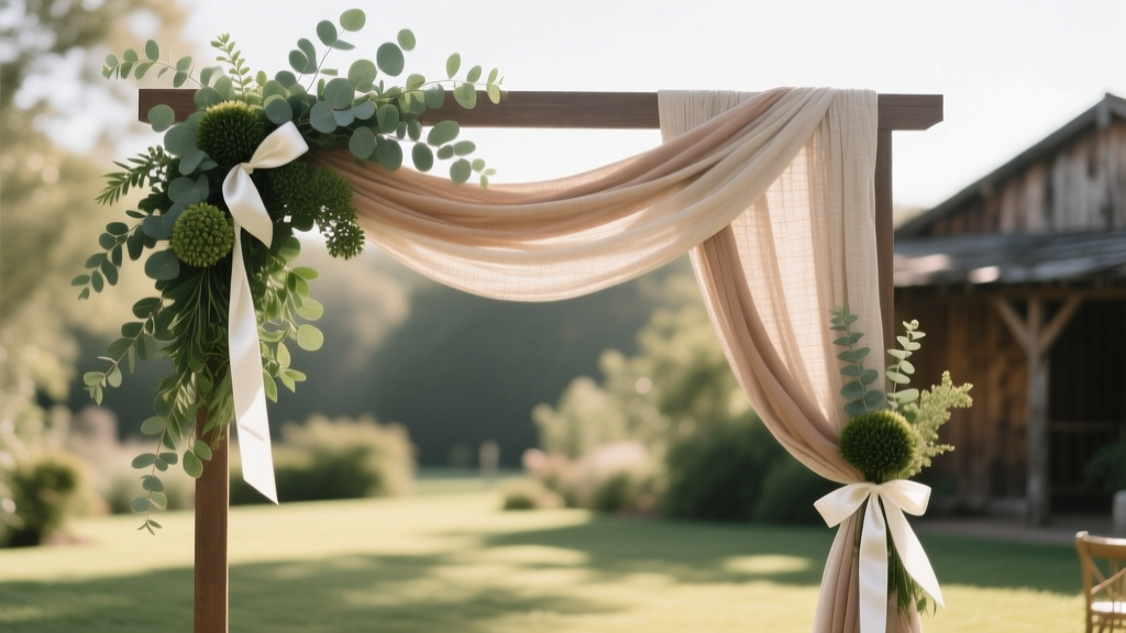 Wedding Arch Swag DIY Guide: Luxe Look, $40 Budget