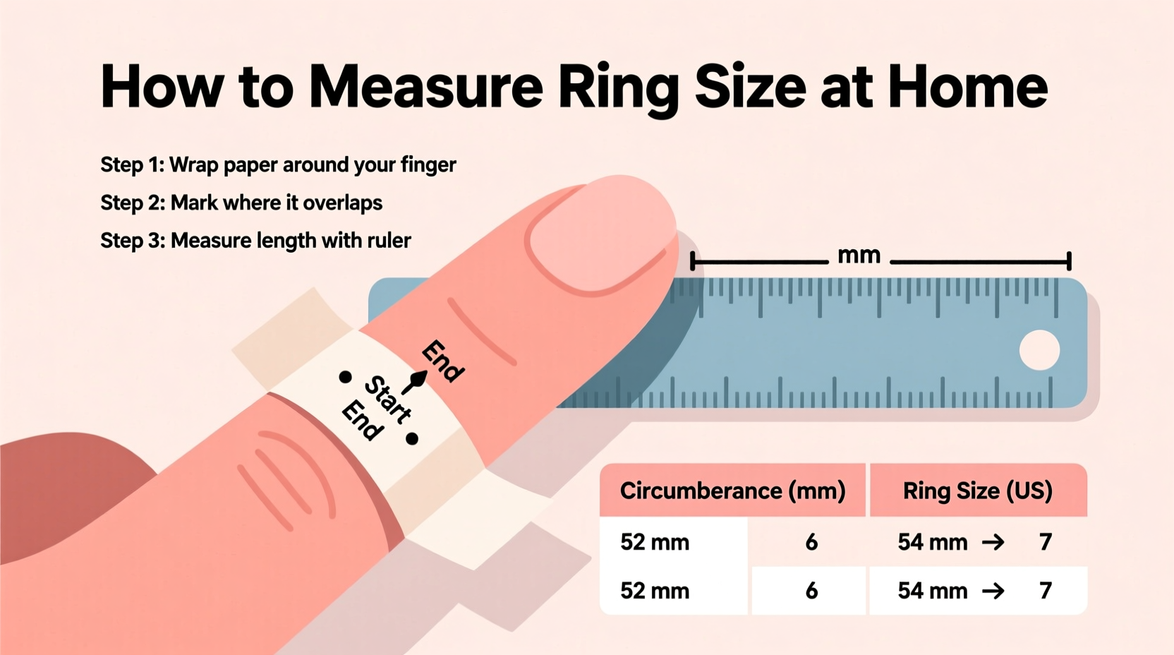 how to measure ring size at home without a sizer
