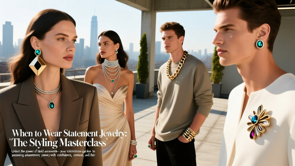 When to Wear Statement Jewelry: The Styling Masterclass