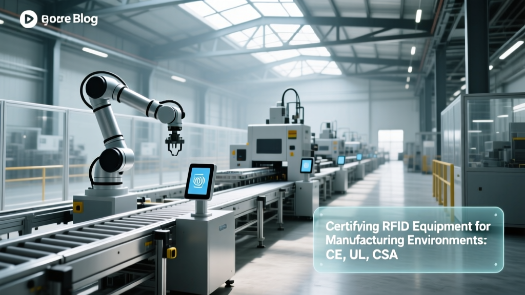 Certifying RFID Equipment for Manufacturing Environments: CE, UL, CSA
