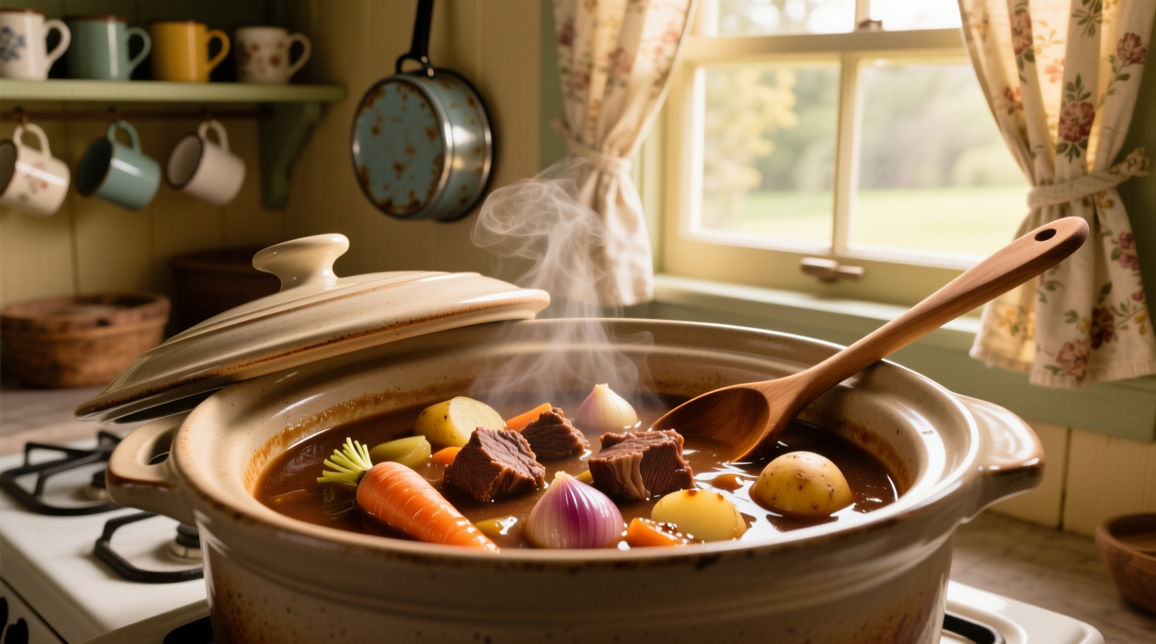 fork-tender beef stew in slow cooker