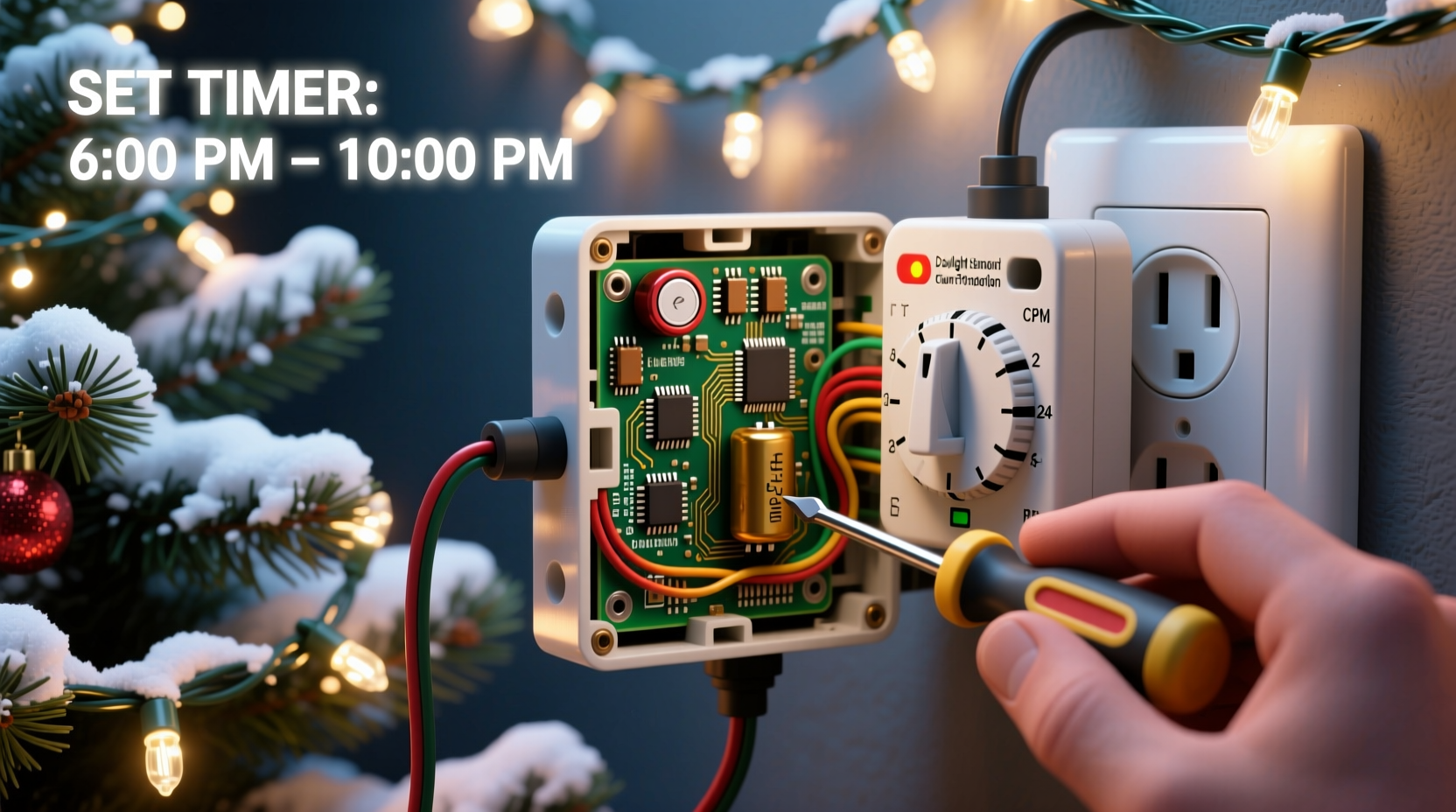 why do christmas light timers fail and how to set them for consistent operation