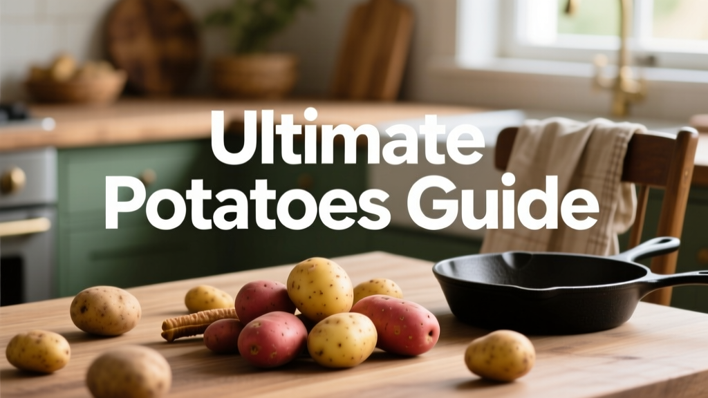 The Ultimate Potatoes Guide: Varieties, Nutrition, Cooking Science, and Storage Best Practices