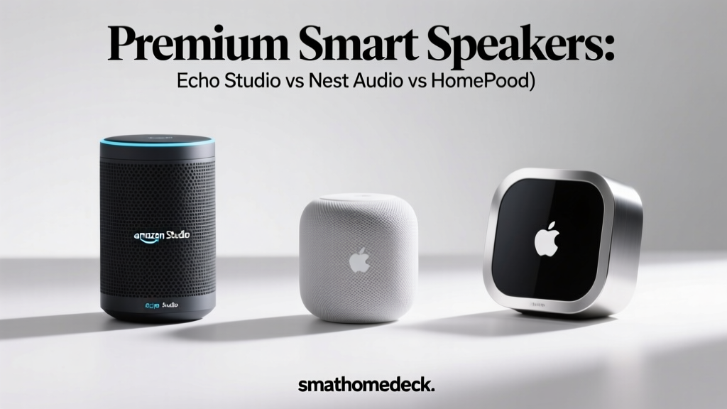 Premium Smart Speakers: Echo Studio vs Nest Audio vs HomePod