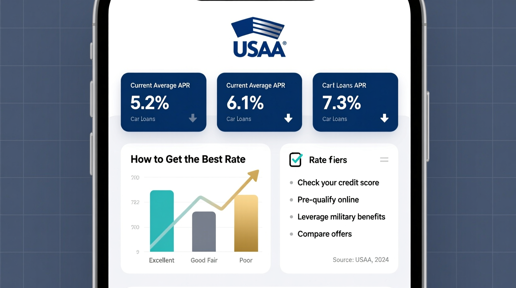 how much apr does usaa car loan have