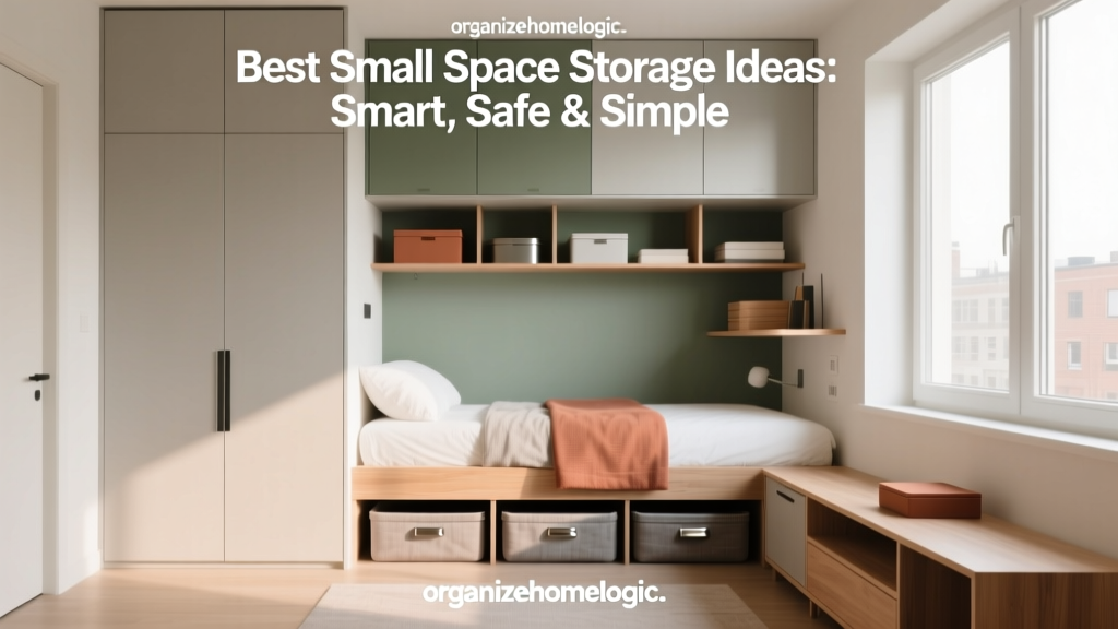 Best Small Space Storage Ideas: Smart, Safe & Simple