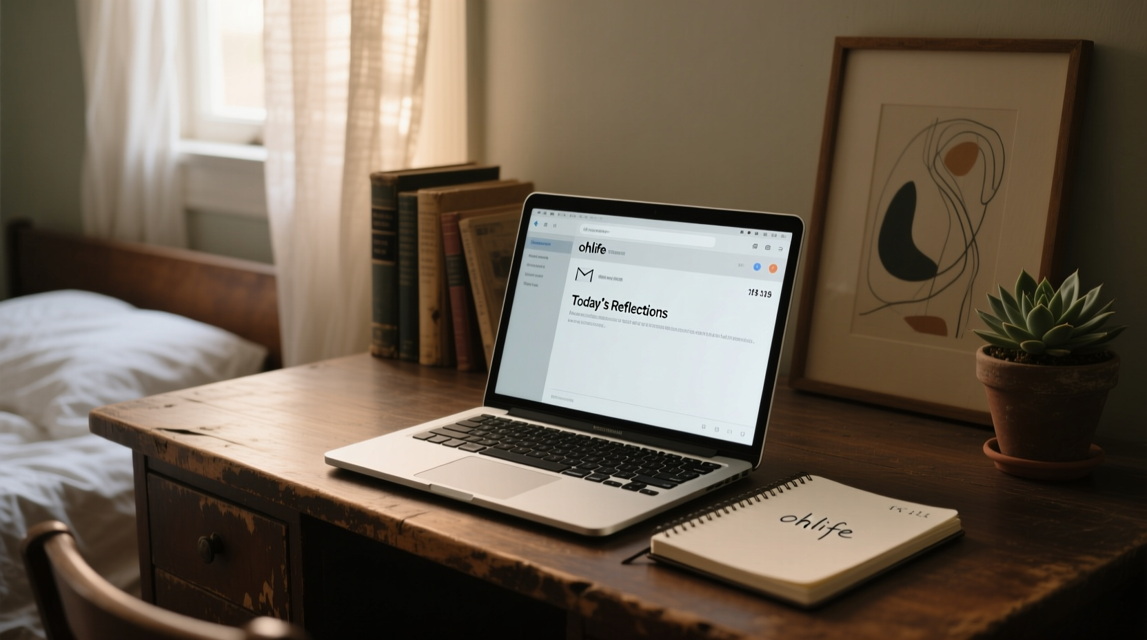 ohlife is a self referencing and email based journaling