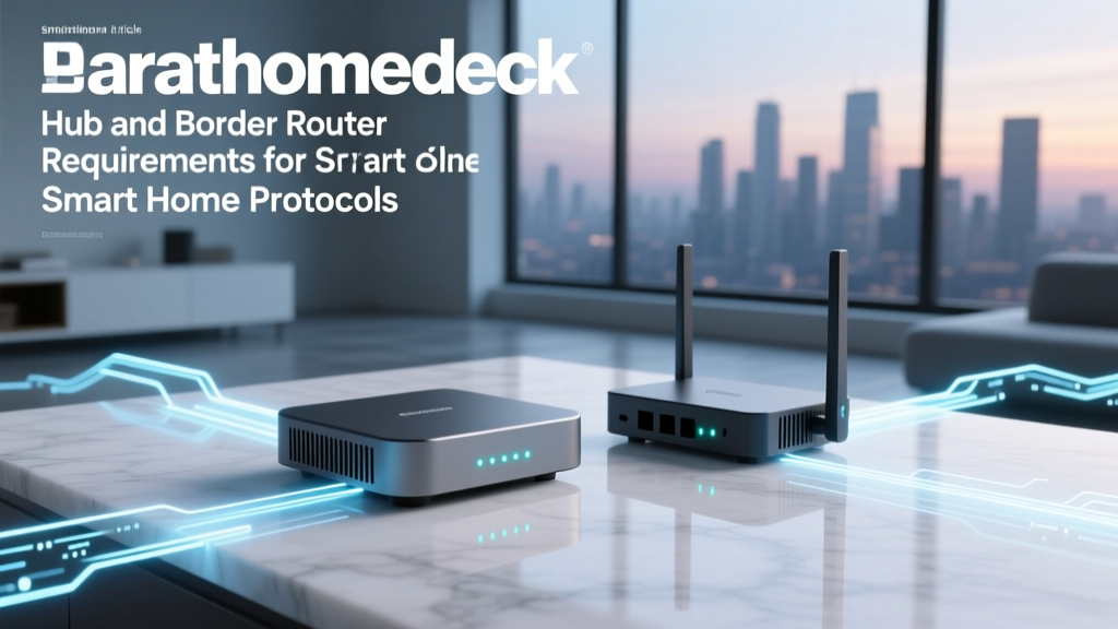 Hub and Border Router Requirements for Smart Home Protocols