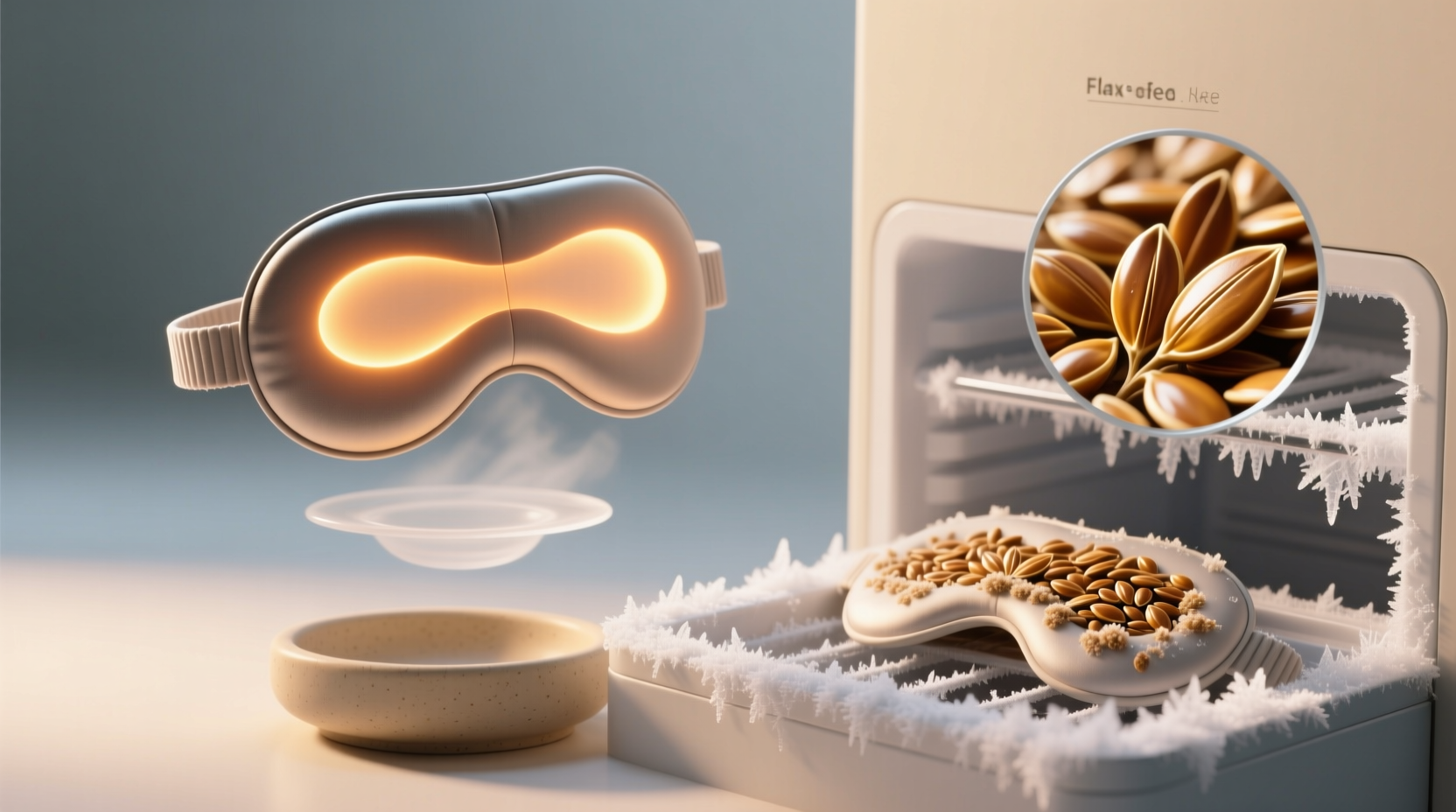 how to sanitize a flaxseed eye mask after machine wash