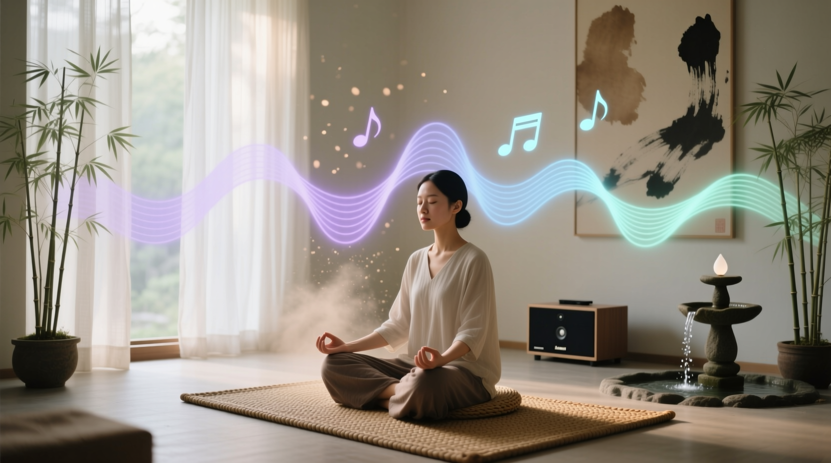 can you meditate effectively with background music types that help focus