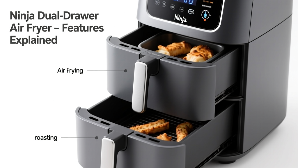 2-Drawer Ninja Air Fryer Features Explained
