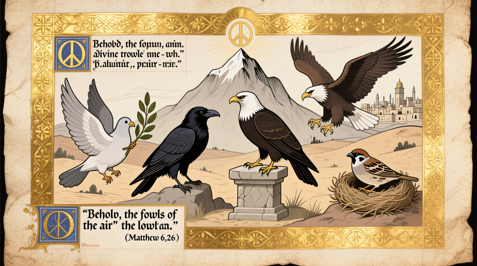 what do birds symbolize in the bible