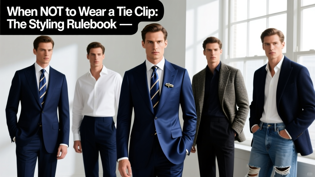 When NOT to Wear a Tie Clip: The Styling Rulebook