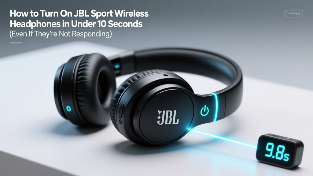 How to Turn On JBL Sport Wireless Headphones (2026)