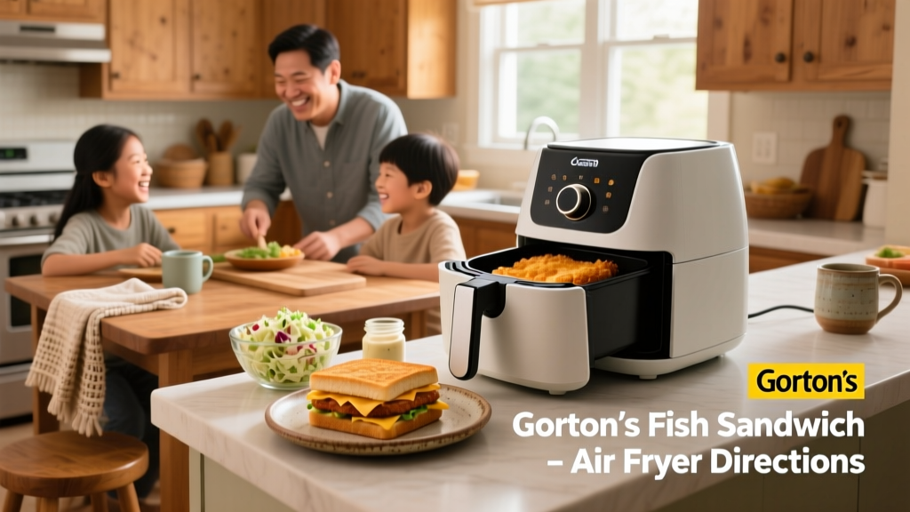 Air Fryer Directions for Gorton’s Fish Sandwich