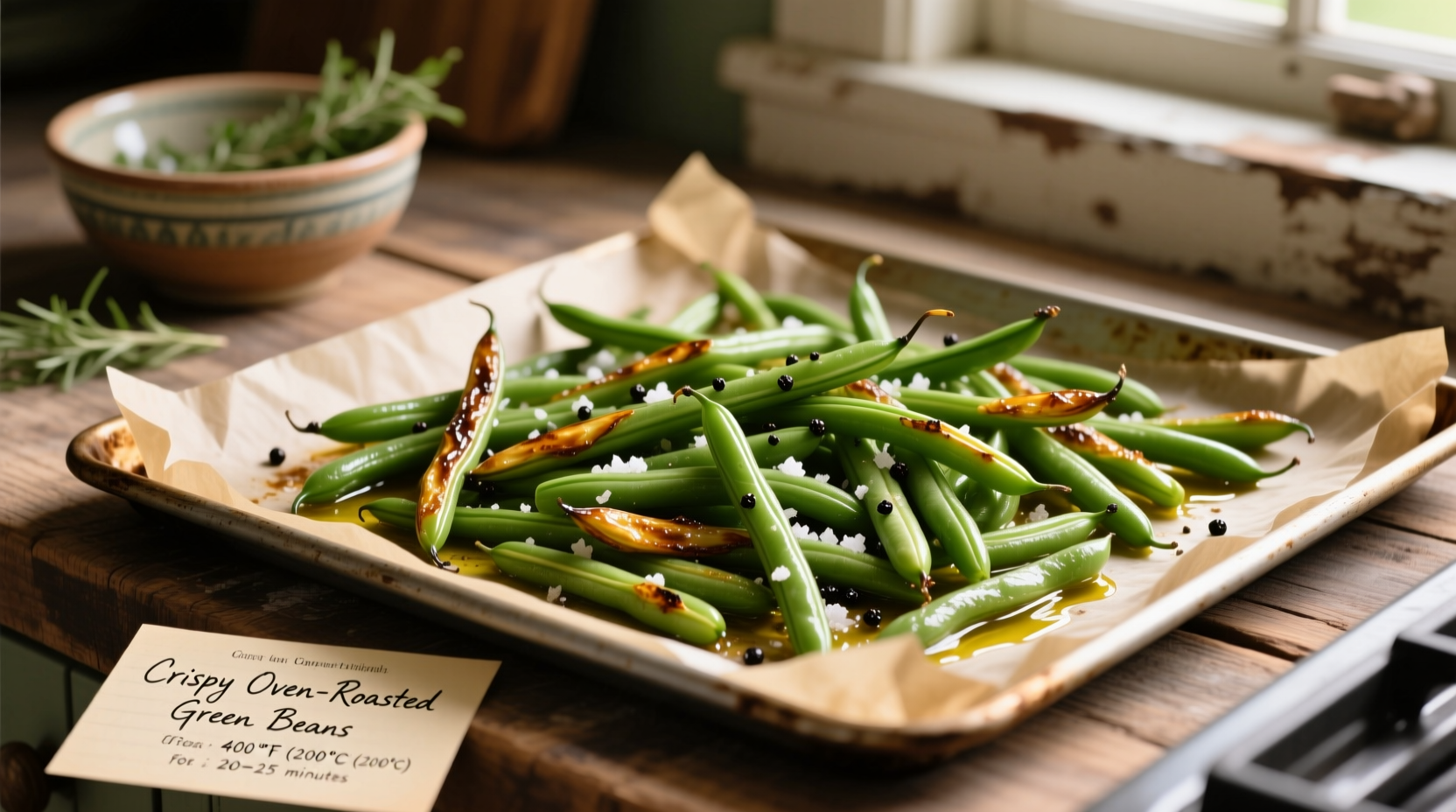 how to cook green beans in the oven