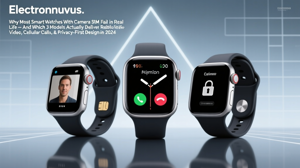 Why Most Smart Watches With Camera SIM Fail in Real Life — And Which 3 Models Actually Deliver Reliable Video, Cellular Calls, & Privacy-First Design in 2024