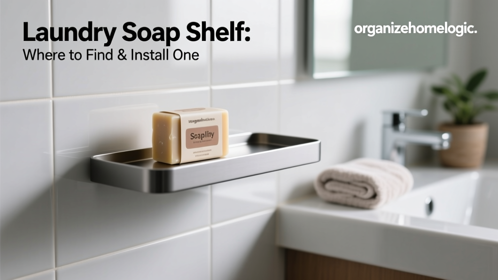 Laundry Soap Shelf: Where to Find & Install One