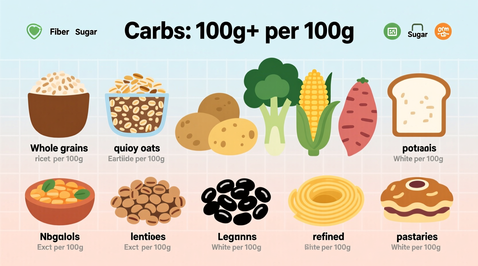Top High-Carb Foods: Complete Guide with Values