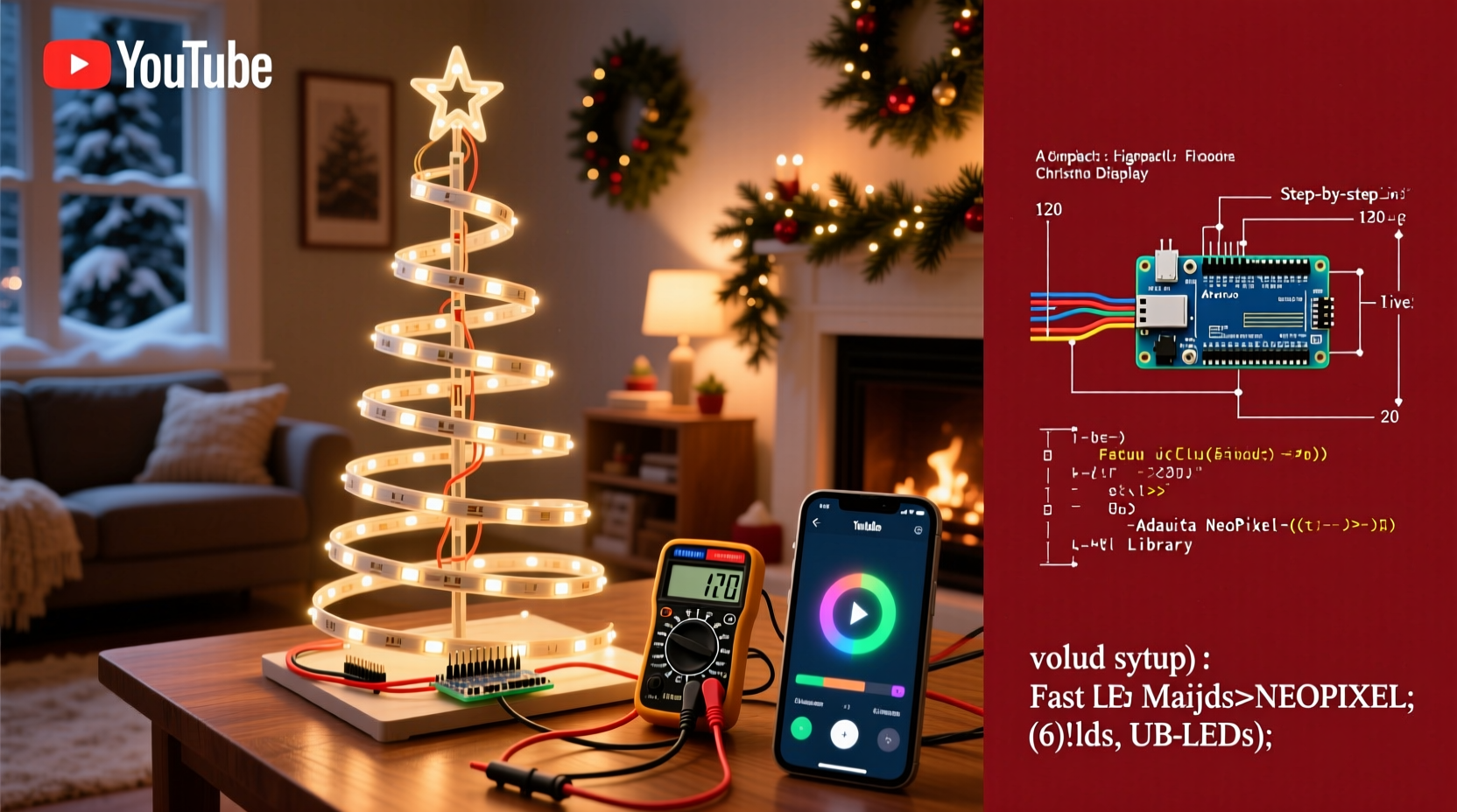 how to build a diy animated christmas light display with arduino