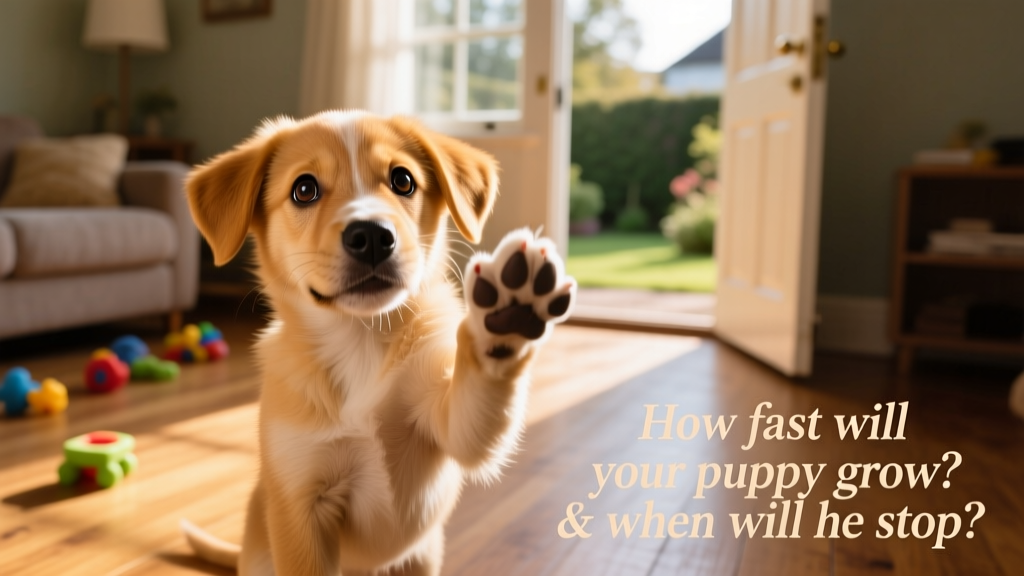 Just How Fast Will Your Puppy Grow & When Will He Stop?