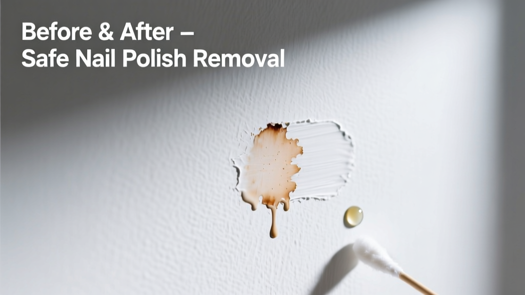 How to Remove Nail Polish from Painted Wall Safely