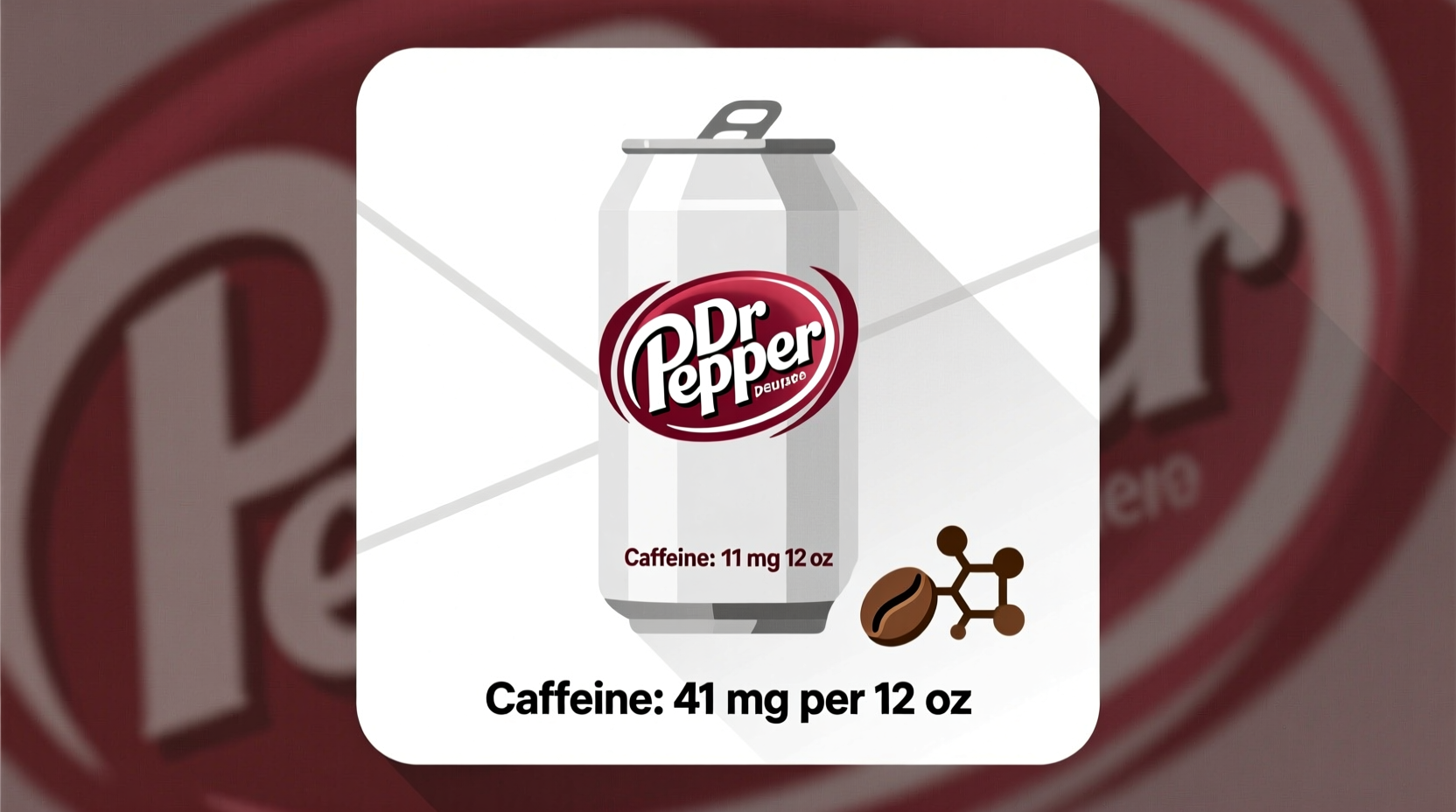 Dr Pepper Caffeine Content: 41mg Per 12oz Can (Verified)