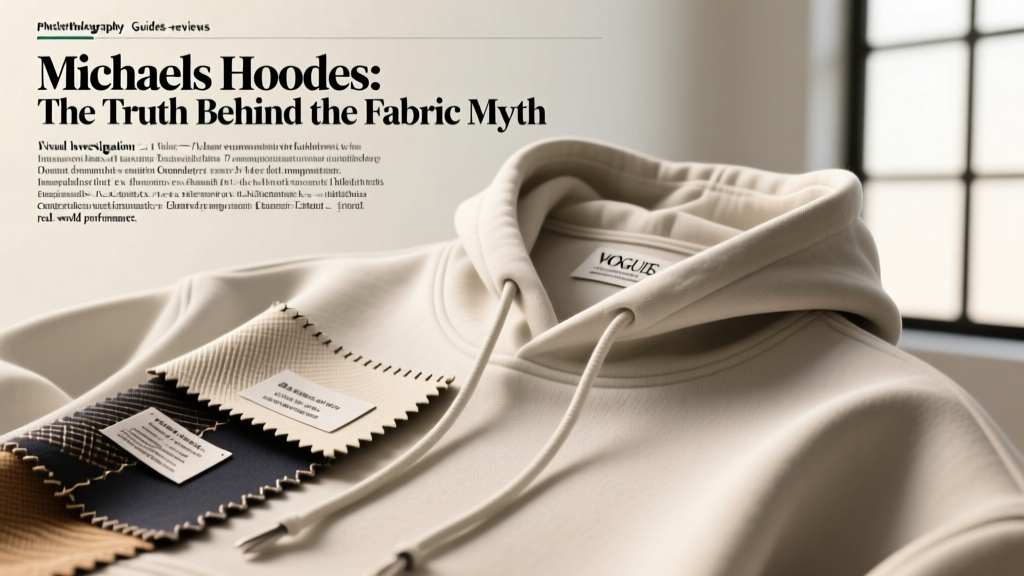 Michaels Hoodies: The Truth Behind the Fabric Myth