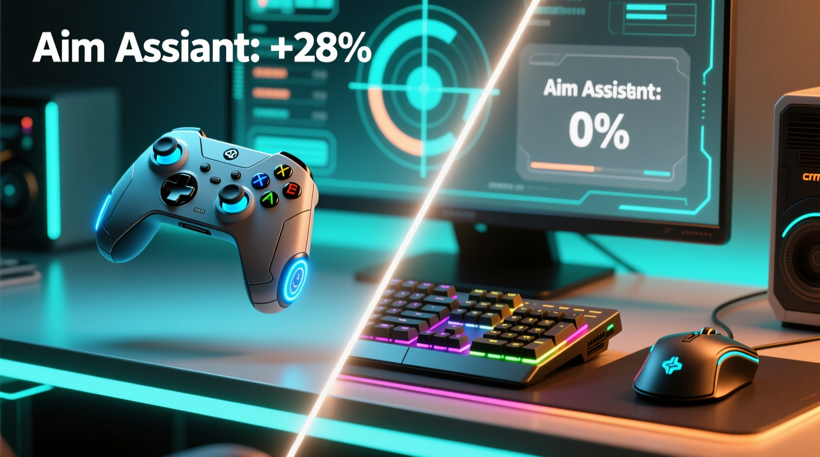 controller vs mouse and keyboard for fps which one has the aim assist advantage