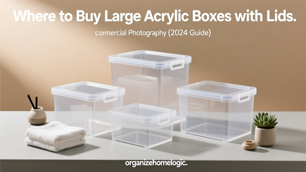 Where to Buy Large Acrylic Boxes with Lids (2024 Guide)