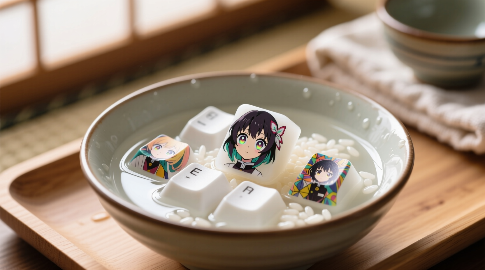 eco friendly cleaning tips for silicone anime keycaps