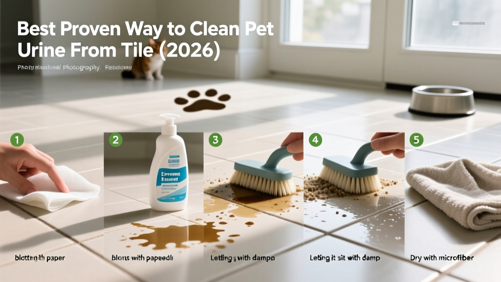 Best Proven Way to Clean Pet Urine From Tile (2026)