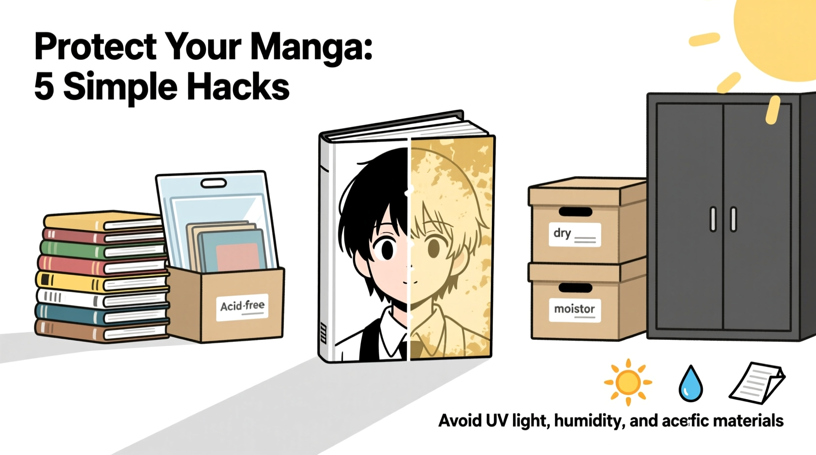 protecting manga from yellowing simple storage hacks for collectors