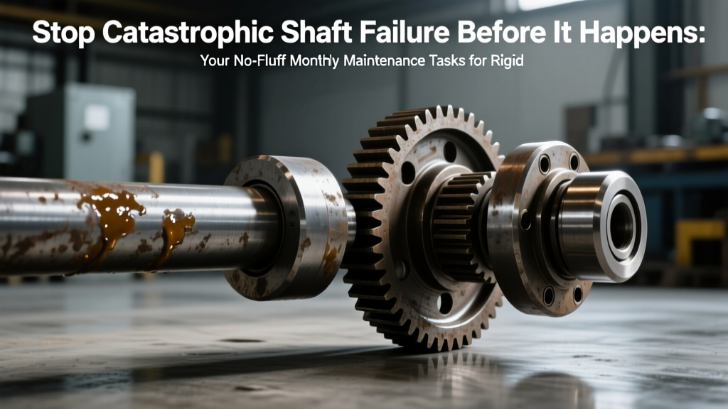 Rigid Coupling Monthly Maintenance Checklist
