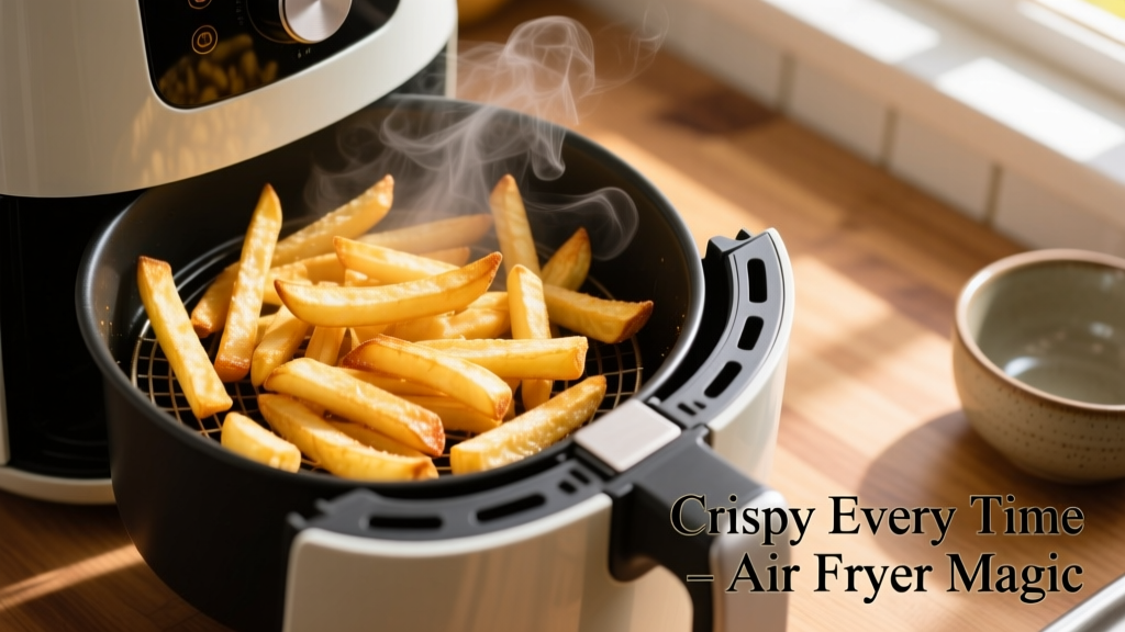 Air Fry Frozen Fries in Rotating Basket: Crispy Every Time