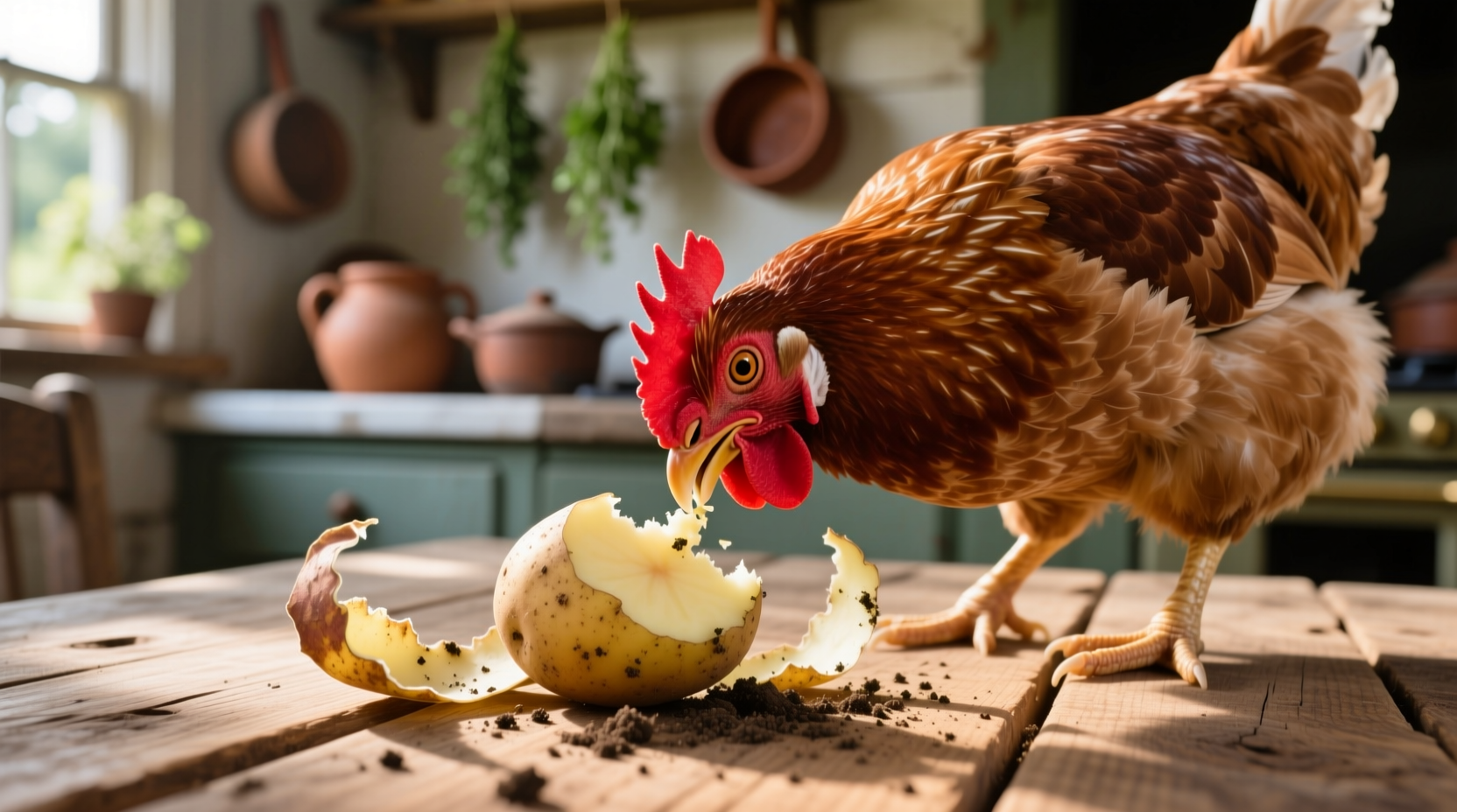 Chickens and Potato Peelings: Safe Feeding Guidelines