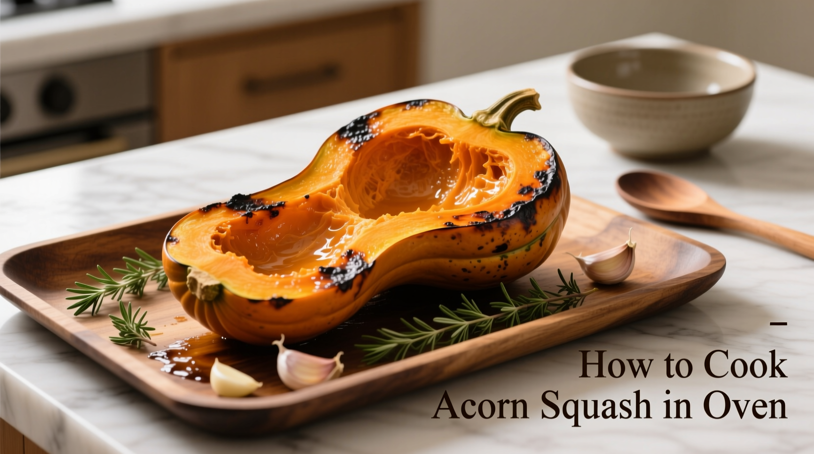 how to cook acorn squash in oven