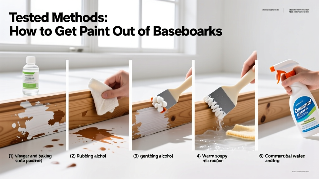 Tested Methods: How to Get Paint Out of Baseboards