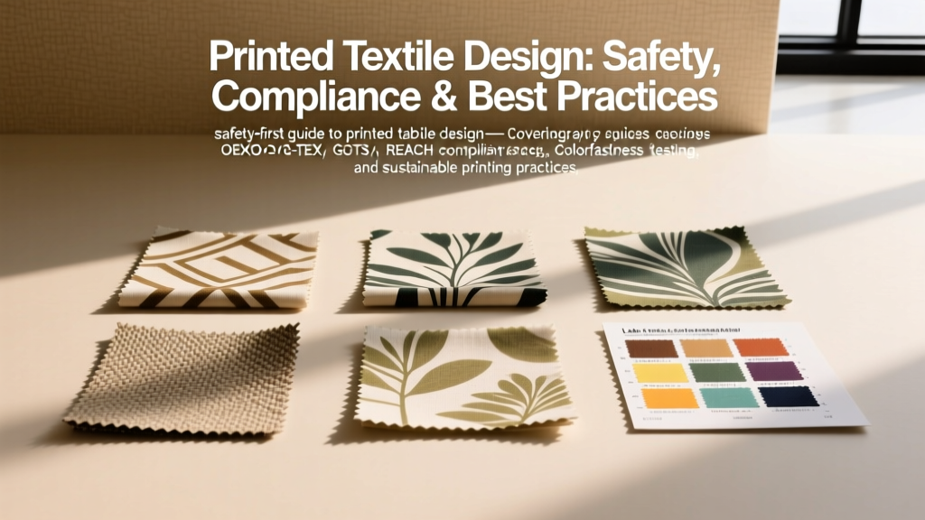 Printed Textile Design: Safety, Compliance & Best Practices