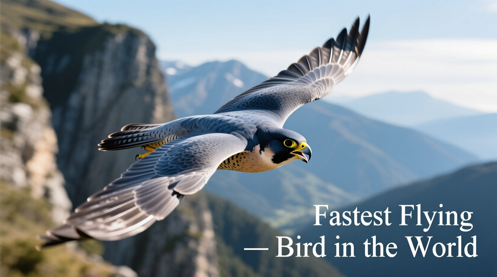 what is fastest flying bird