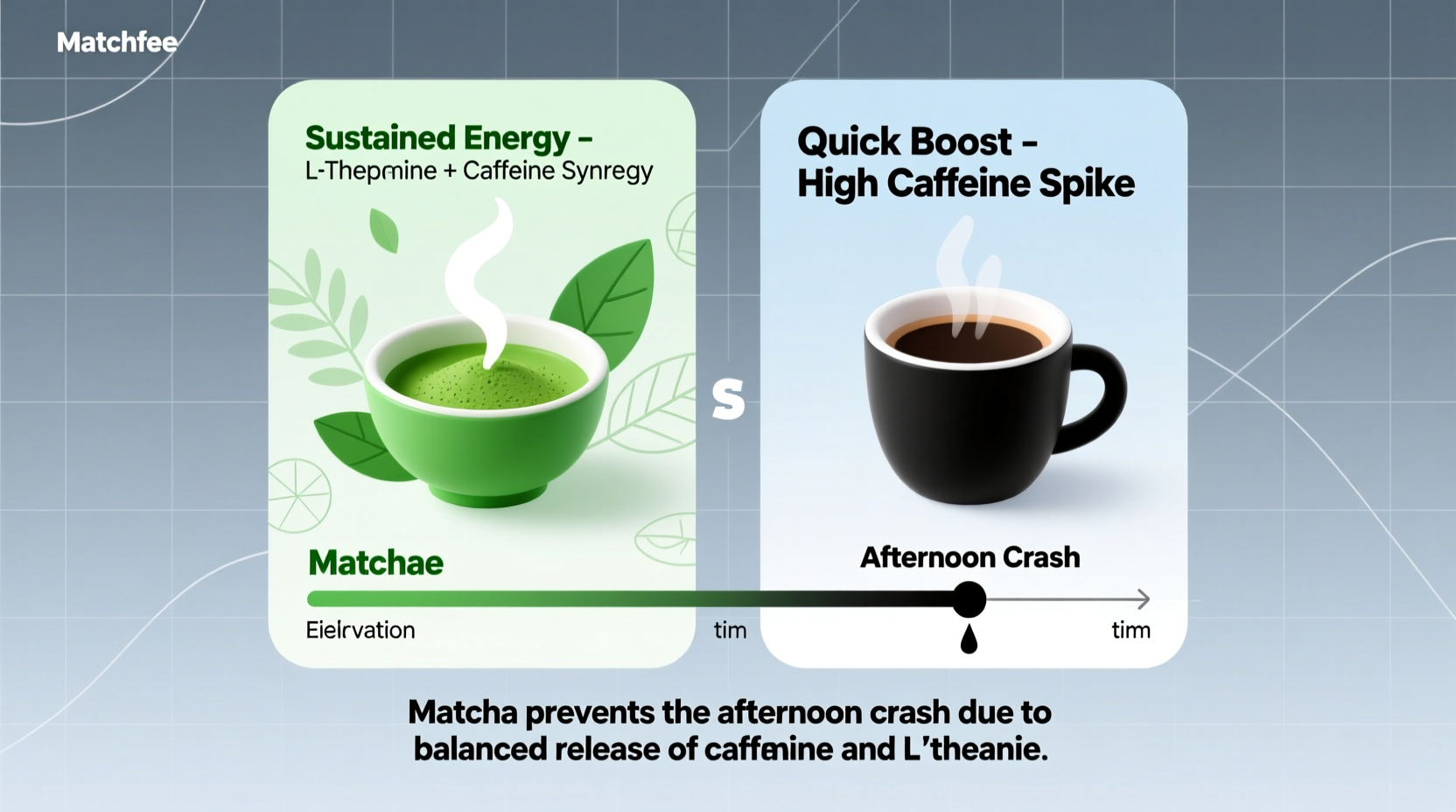 matcha vs coffee for focus which caffeine source actually prevents the afternoon crash