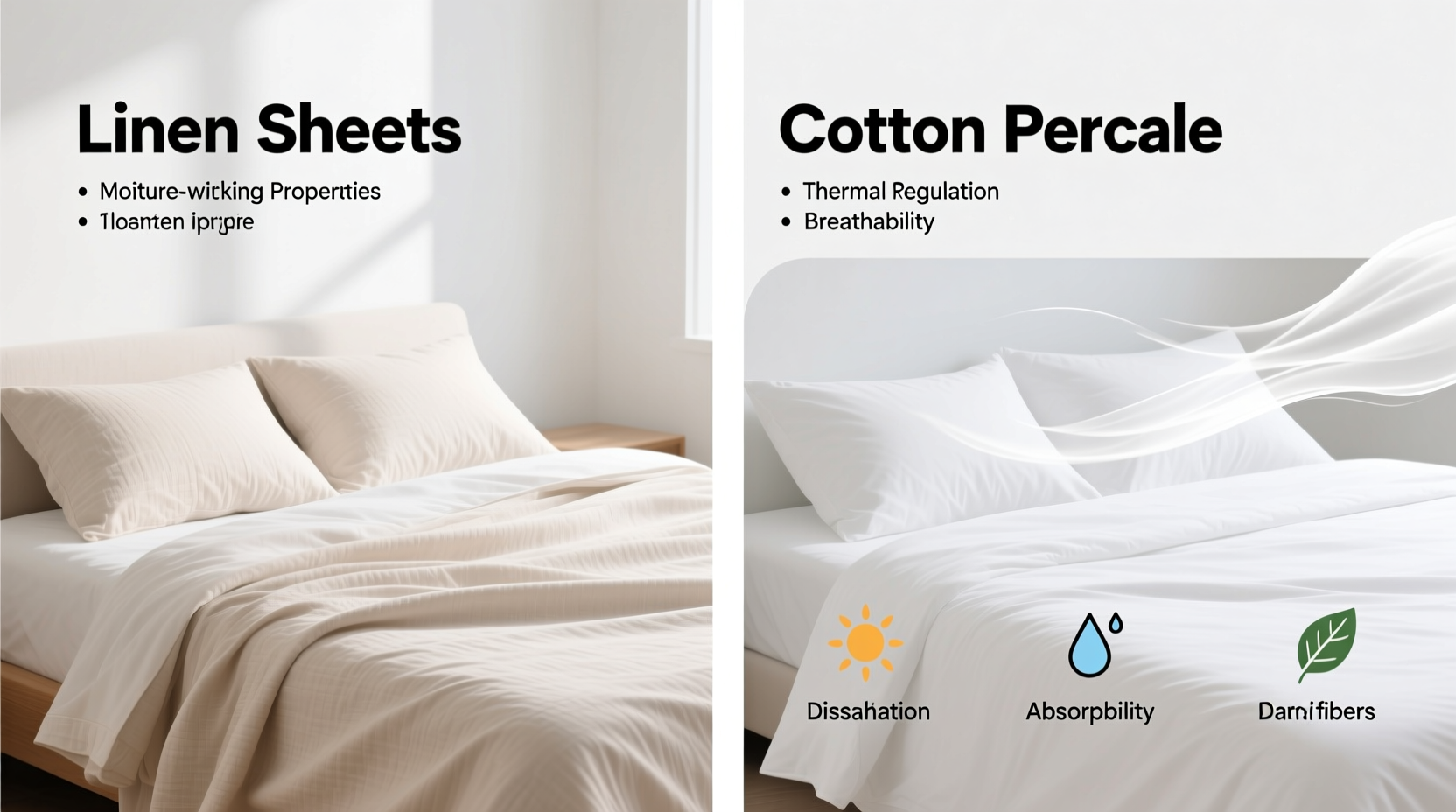 linen sheets vs cotton percale which is better for hot sleepers in summer