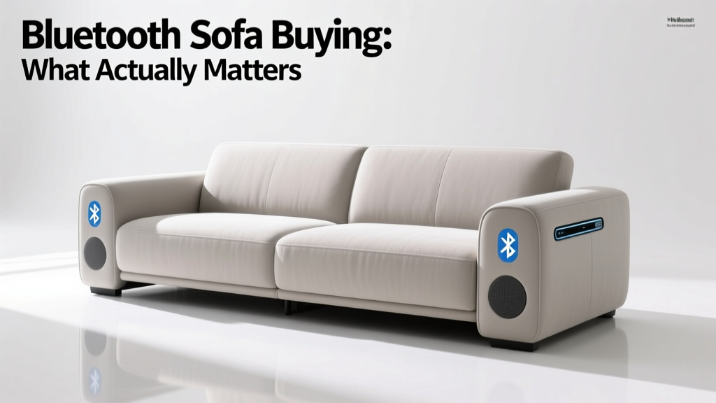 Best Bluetooth Sofas: 7 Features That Actually Matter