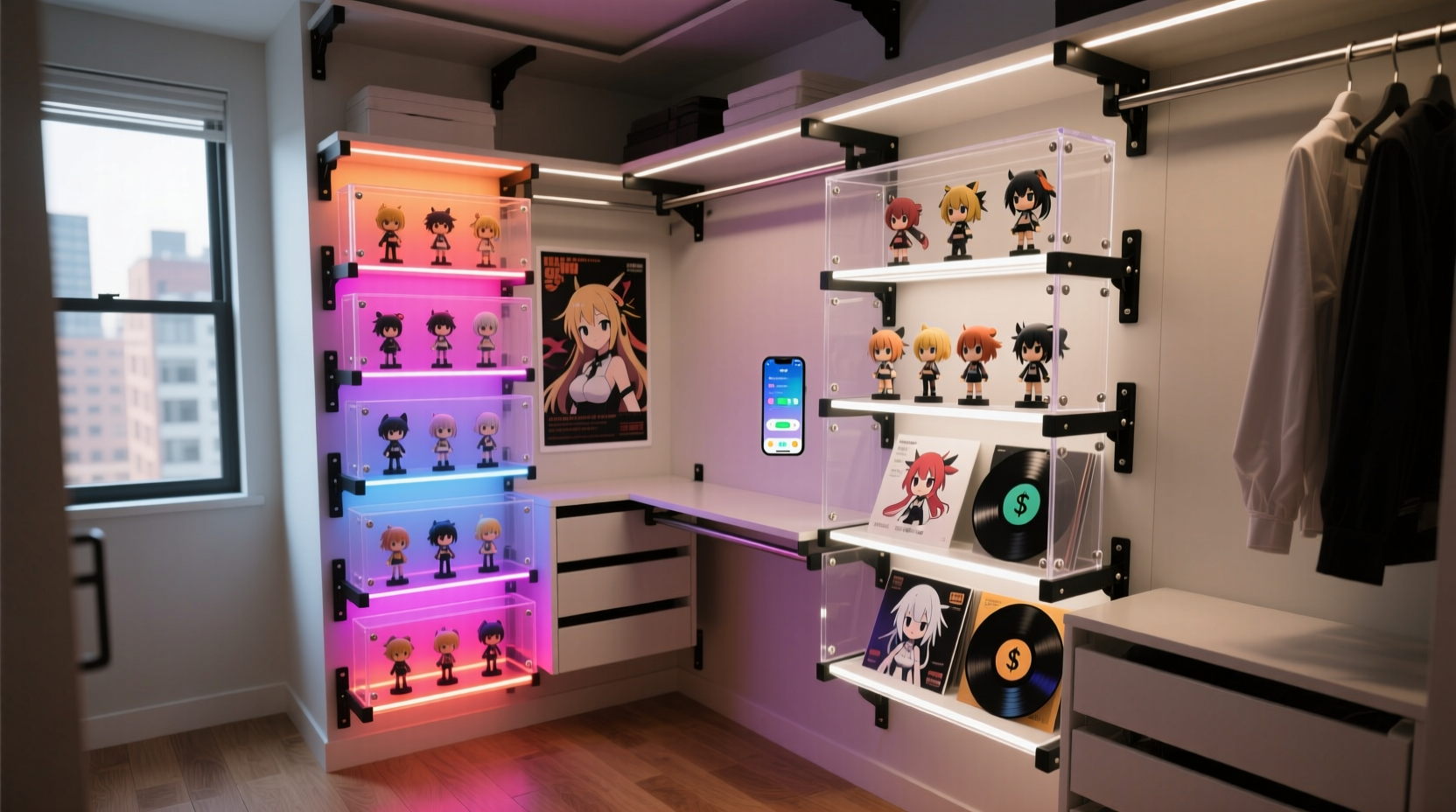 anime merch closet organization tips