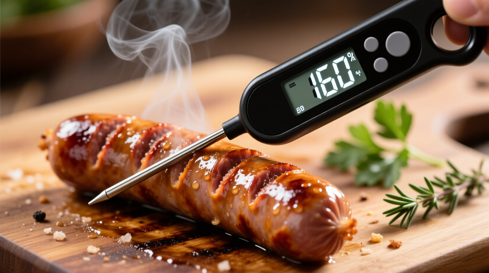 Wurst Kerntemperatur: Sicher Kochen mit Thermometer