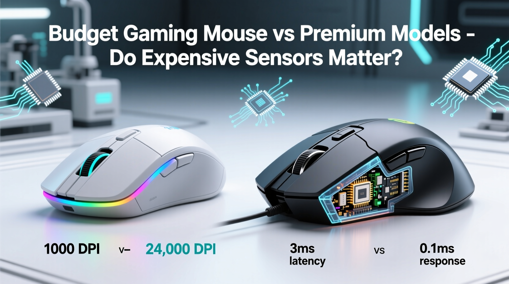 budget gaming mouse vs premium models do expensive sensors matter