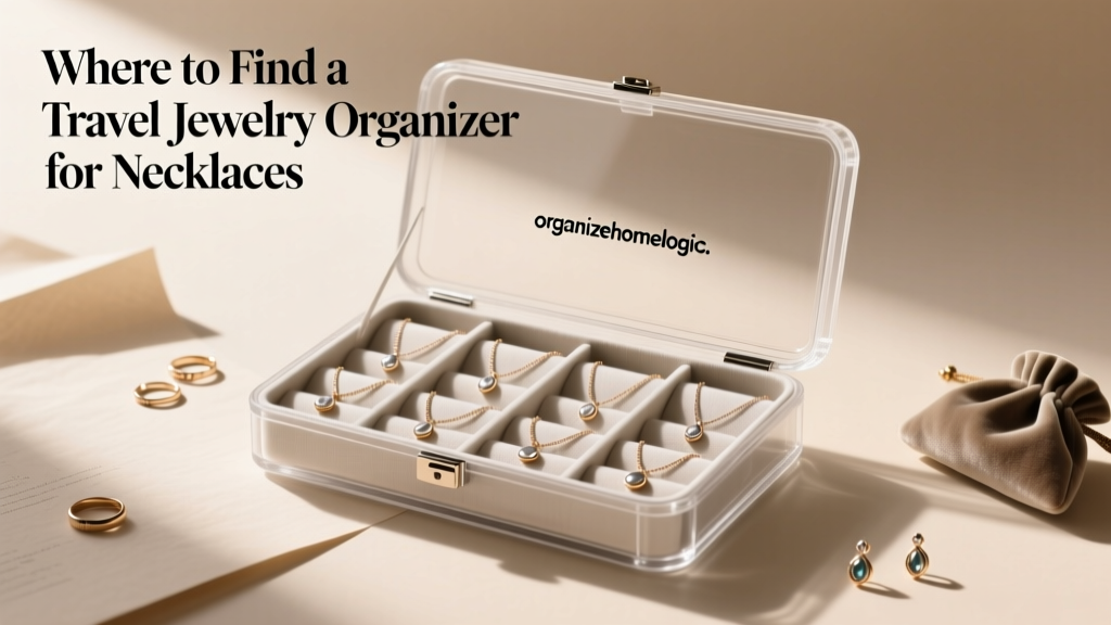 Where to Find a Travel Jewelry Organizer for Necklaces