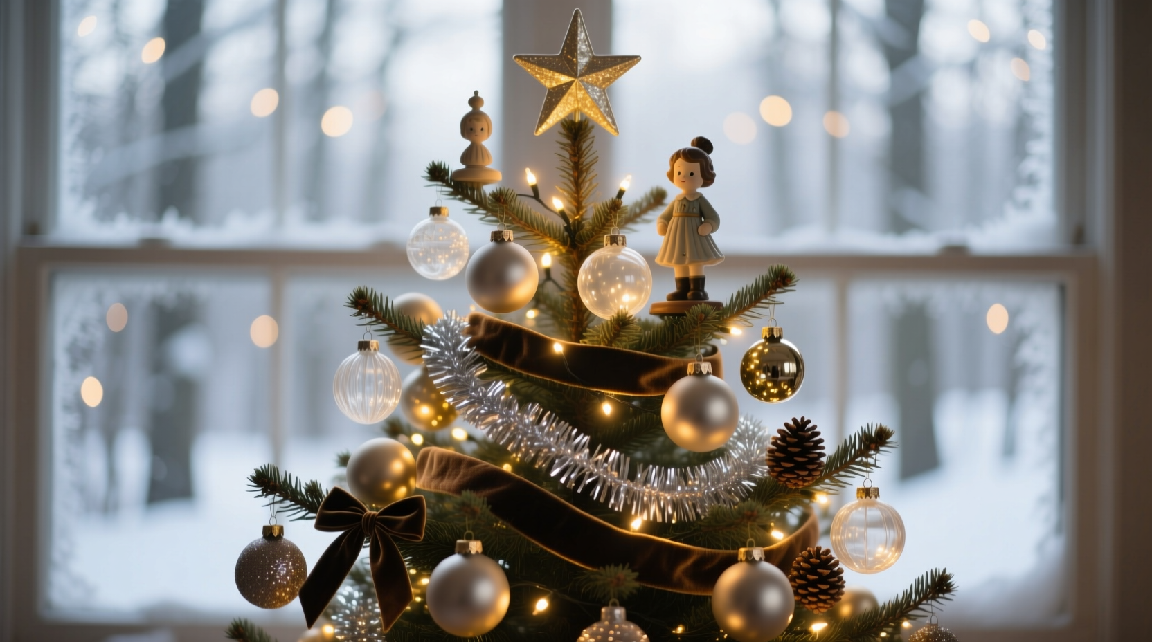 how to create depth on a christmas tree using ornament placement techniques